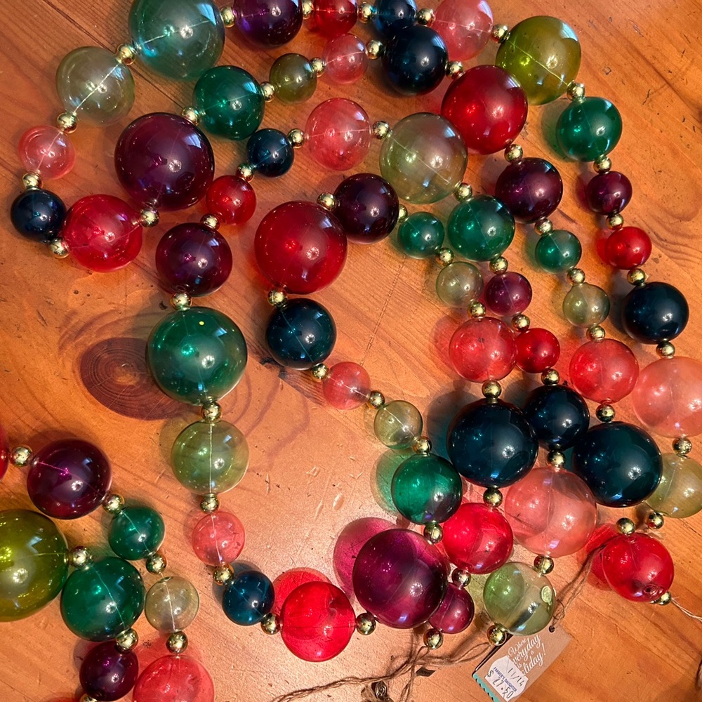 Glass Bubble Garland